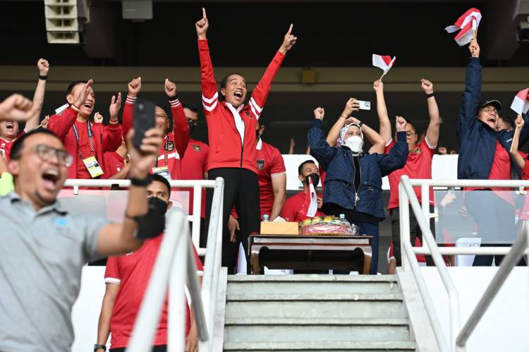 Timnas Imbang Lawan Thailand, Presiden Jokowi Tetap Optimistis Juara
