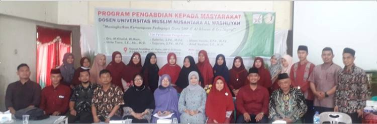 Tingkatkan Standar Kualitas Pelayanan Sekolah, Tim Pengabdian Dosen UMN Lakukan Sosialisasi di SMP IT Al-Ikhwan