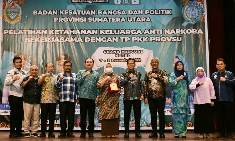 Nawal Lubis Ajak Kader PKK Se-Sumut Jadi Benteng Pencegahan Narkoba dalam Keluarga