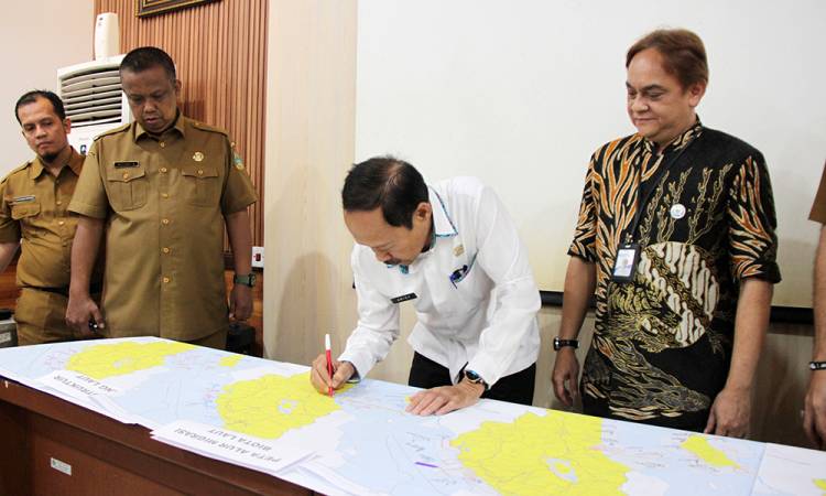 Sekdaprov Pimpin Deklarasi Dokumen Final Pengaturan Ruang Perairan Pesisir di Sumut