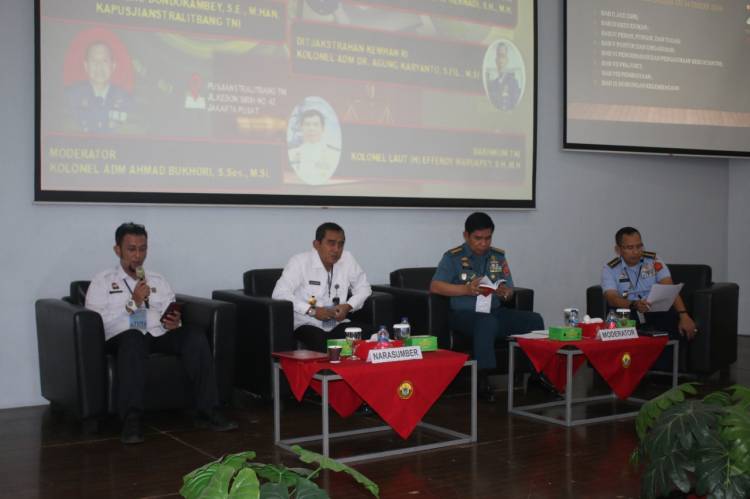 Kapusjianstralitbang TNI Buka FGD Urgensi Revisi Undang-Undang Republik Indonesia Nomor 34 Tahun 2004