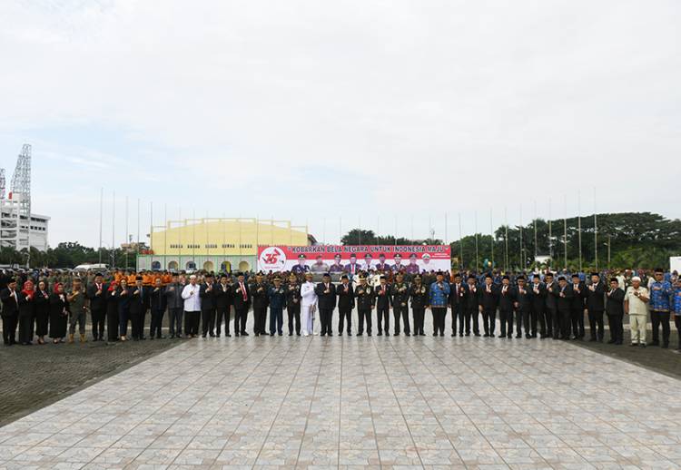  Pj Gubernur Ajak Masyarakat Sumut Tetap Jaga Semangat Bela Negara