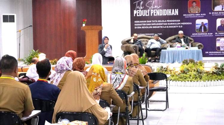 Pemkab Langkat Apresiasi Talkshow Peduli Pendidikan