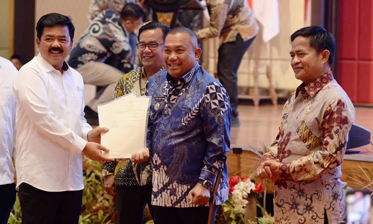 Di Hadapan Menteri ATR/BPN, Pj Gubernur Sumut Sampaikan Komitmen Pemprov Percepat Reforma Agraria