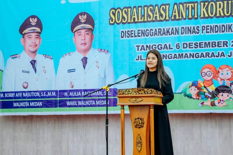 Buka Sosialisasi Antikorupsi, Ny Kahiyang: Tanamkan Mental Antikorupsi Sejak Dini