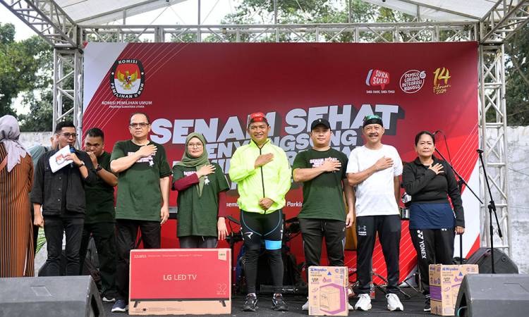 Sukseskan Pemilu dan Pilkada Serentak, Penjabat Gubernur Sumut Minta KPU Tetap Jaga Kebugaran Tubuh