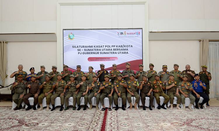 Pj Gubernur Sumut Harap Satpol PP Tampilkan Performa Profesional Saat Tugas