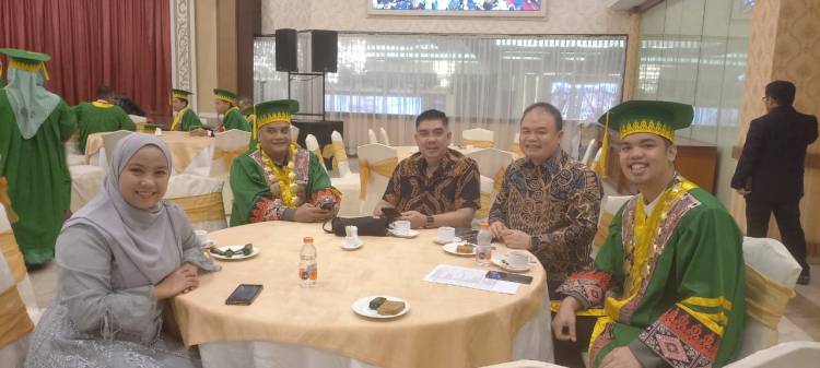 Arman Chandra Hadiri Wisuda ke-71 UNPAB Medan