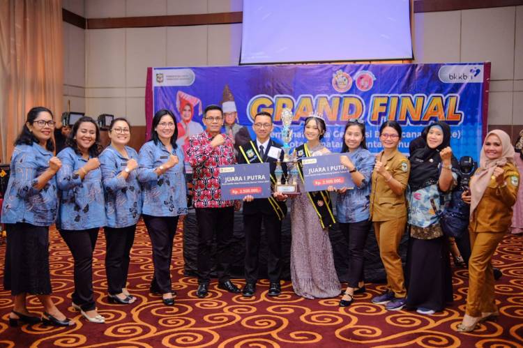 Rizky Aflah Zain dan Ananda Theresia Siahaan Duta GenRe Pematang Siantar 2022
