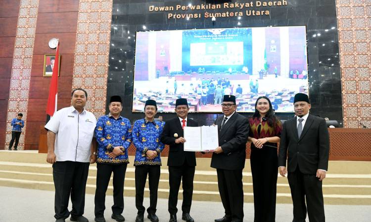 Sepakati Ranperda Pajak dan Retribusi Daerah, Pj Gubernur Harap Pembangunan Sumut Semakin Cepat