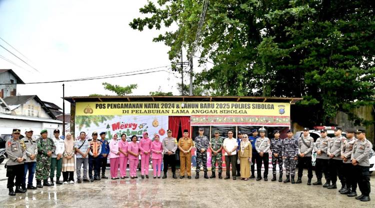 Pemko Sibolga Bersama Forkopimda Tinjau Pelabuhan ASP dan Pos Pelayanan Sambut Nataru
