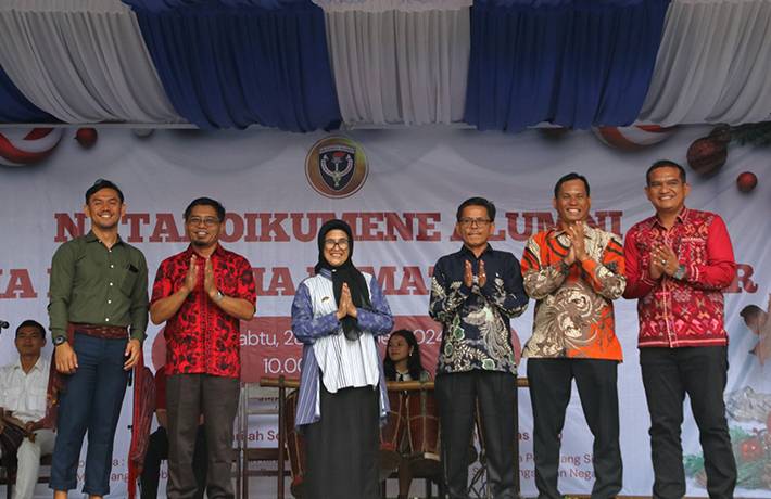 Walikota Hadiri Perayaan Natal Oikumene Alumni SMA Budi Mulia Pematangsiantar