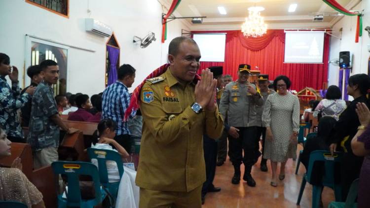 Pj Bupati Langkat Bersama Kapolres Tinjau Gereja di Stabat