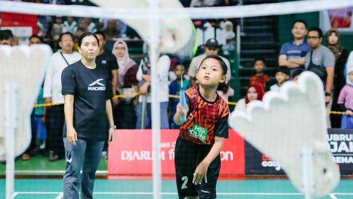 Ratusan Anak-anak Ikut Festival SenengMinton 2024 di Kudus