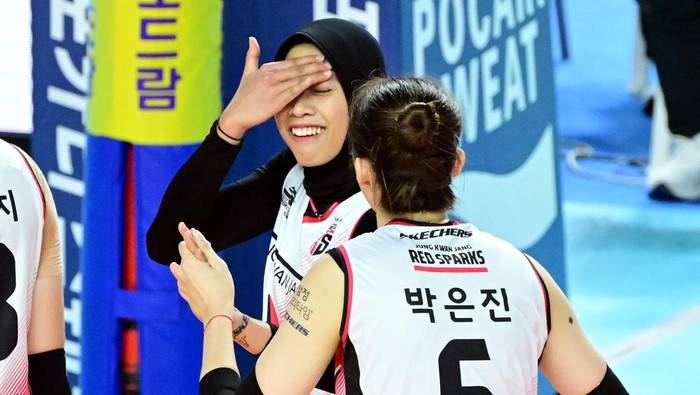  Liga Voli Korea, Megawati Bawa Red Sparks Kalahkan Pink Spiders