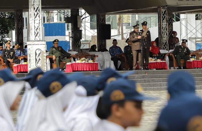 Pemko Pematangsiantar Gelar Upacara Peringatan Hari Bela Negara