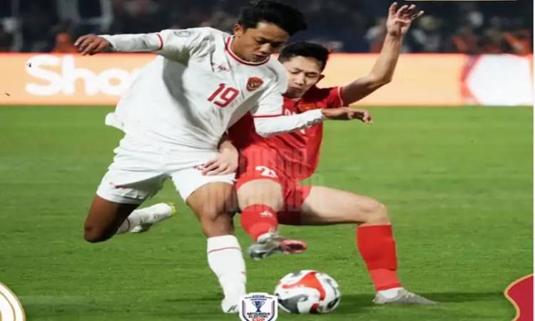 Piala AFF, Indonesia Dikalahkan Vietnam 1-0