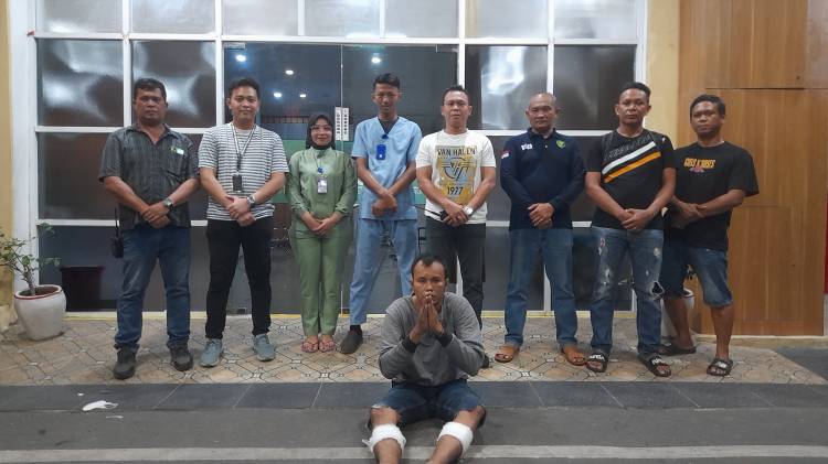 Polisi Tembak Kedua Kaki Pelaku Curanmor di Parkiran Plaza Medan Fair