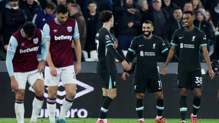 West Ham Vs Liverpool: The Reds Pesta Gol 5-0