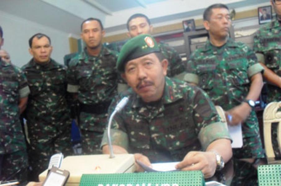Kasad Puji Sistem Administrasi Bantuan Bencana Sinabung