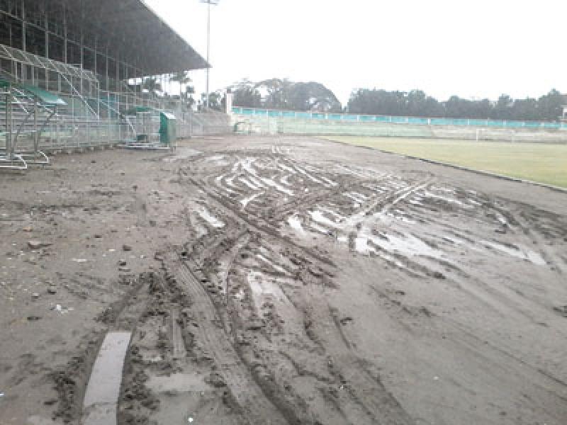 Stadion Teladan Medan Rusak Lagi