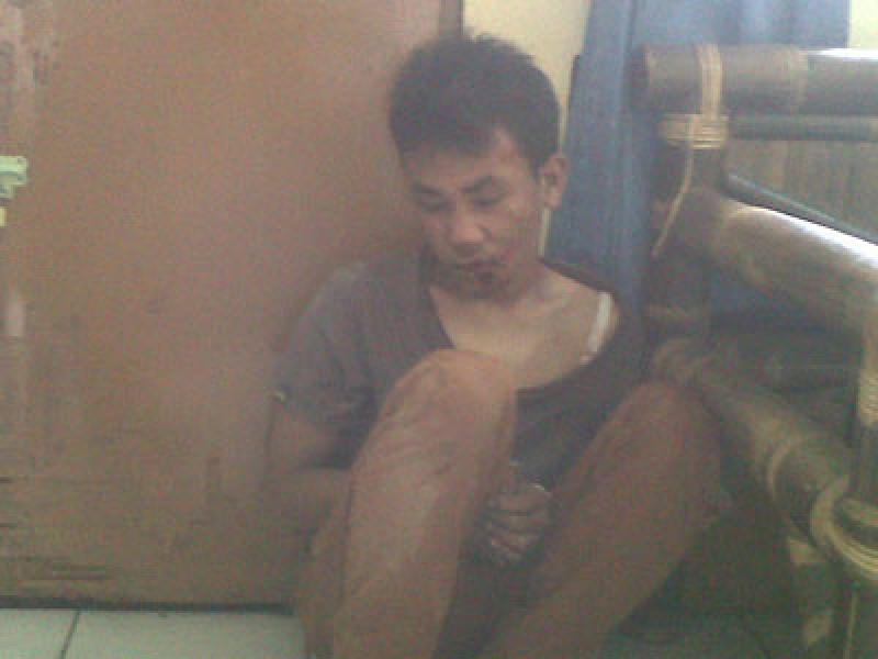 Penjambret Babak Belur Dihajar Massa