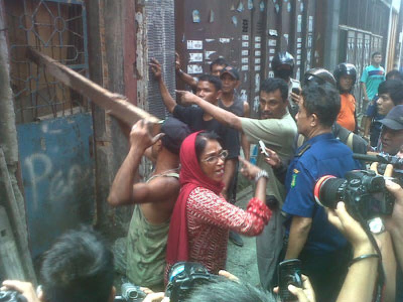 Masyarakat Ricuh di Lokasi Kebakaran