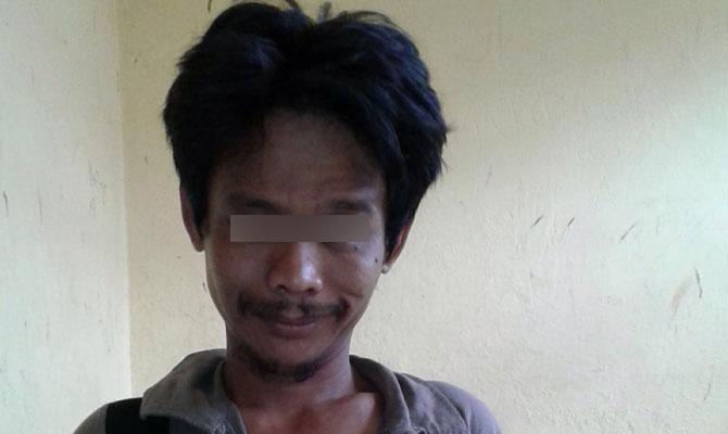 Adik Tebas Leher Abang Hingga Nyaris Putus di Kotapinang