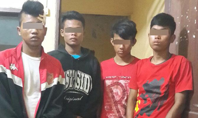 Gagal Merampok, 5 Remaja Ini Dihajar Warga