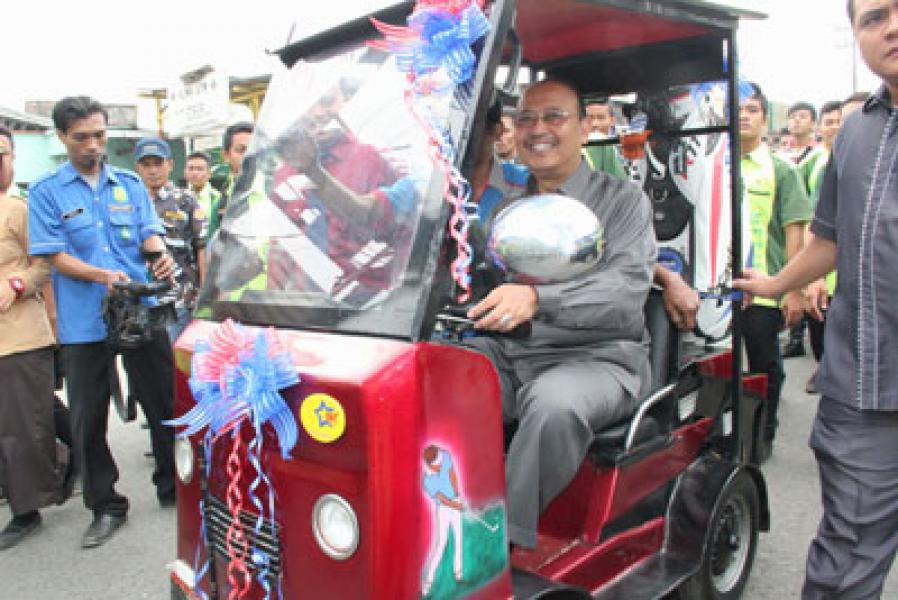 Mobil Golf Karya Siswa SMK Multi Karya Medan Diluncurkan