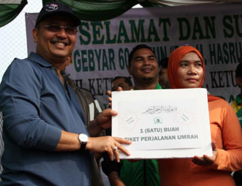 Syukuran Ultah Wakil Ketua Umum DPP PPP Hasrul Azwar Berhadiah Umroh