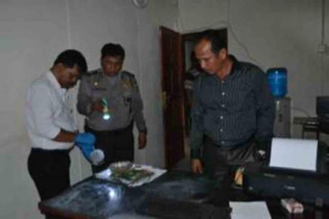 Kantor KPU Tebingtinggi Dibobol Pencuri