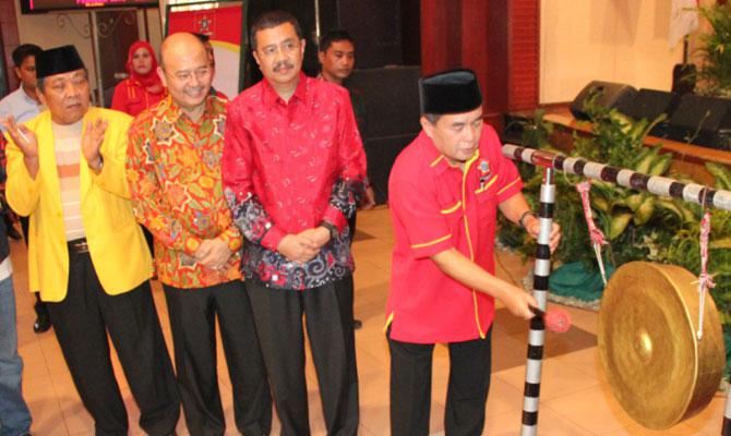 Akom Imbau Kader SOKSI Dukung Kepemimpinan Plt Gubernur Sumut