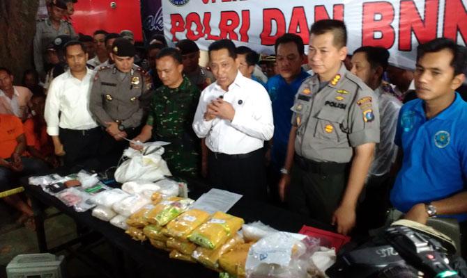 BNN Gagalkan Pengiriman 25 Kg Sabu ke Medan