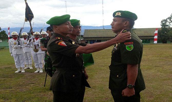 Lepas Sambut Danyonif 756 WMS: Dari Letkol Simanjuntak ke Mayor Sitinjak