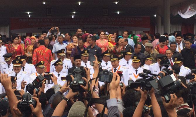 Plt Gubernur Sumut Lantik 15 Kepala Daerah