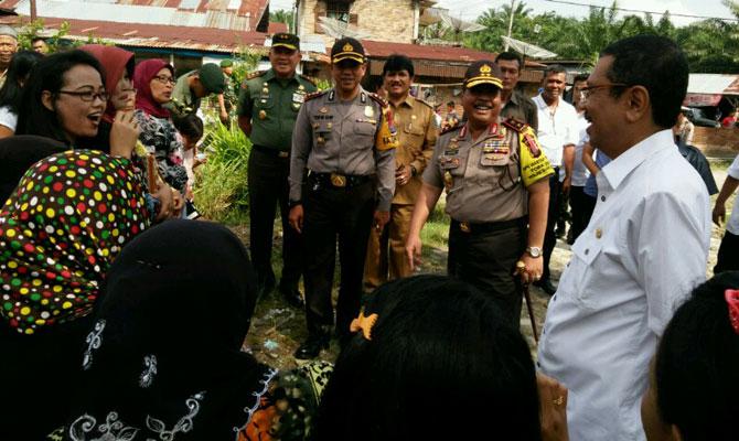Plt Gubernur Sumut Tinjau Pilkada Simalungun