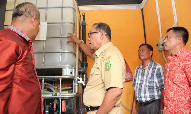 Randiman Resmikan Fasilitas Pengelolaan Air Sehat Anugrah di Titi Papan