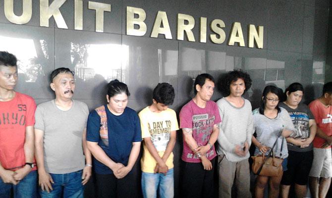 Tertibkan Asrama Abdul Hamid, Kodam I BB Tangkap 31 Orang Diduga Terlibat Narkoba dan Judi