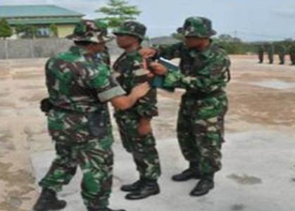 Prajurit Korem 033/WP Uji Terampil Perorangan