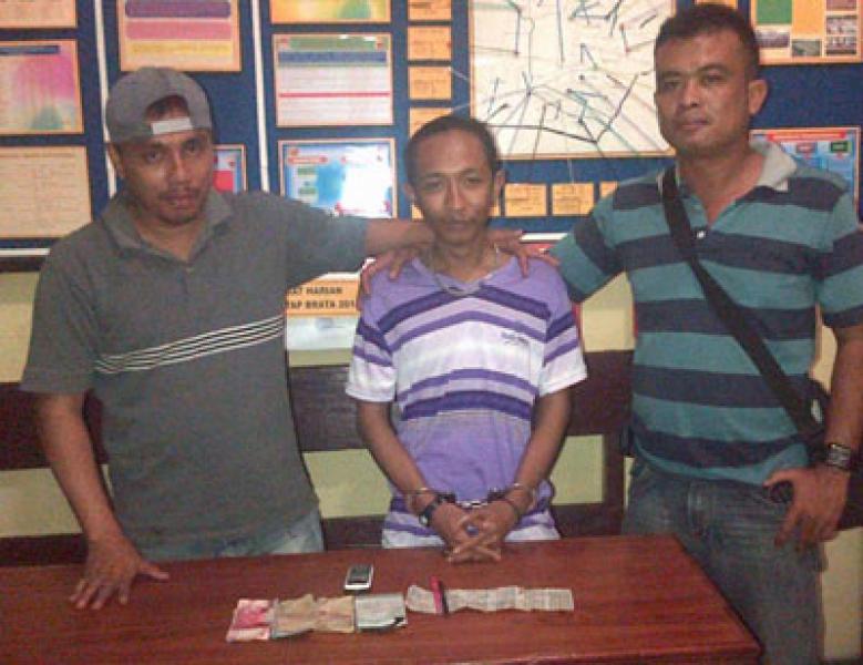 Jurtul Togel Desa Perupuk Diringkus Polsek Lima Puluh