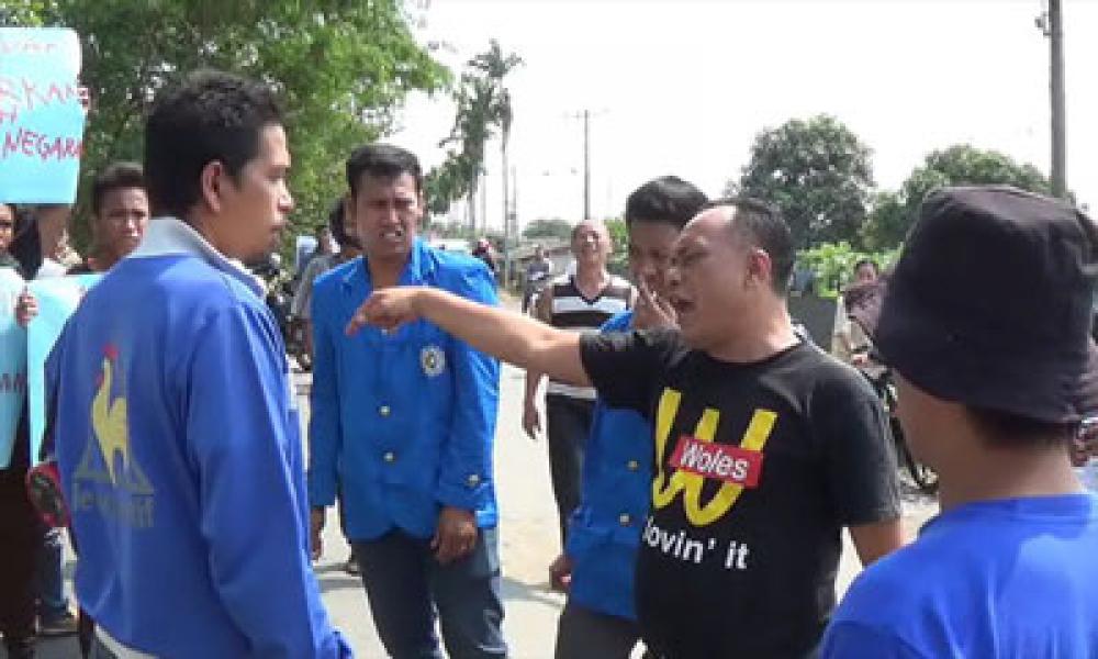 Aksi Protes Judi di Kota Bangun Medan Deli Berakhir Ricuh