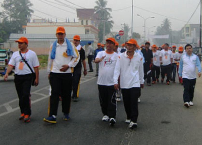 KPU Madina Gelar Gerak Jalan Santai Songsong Pemilu Jurdil