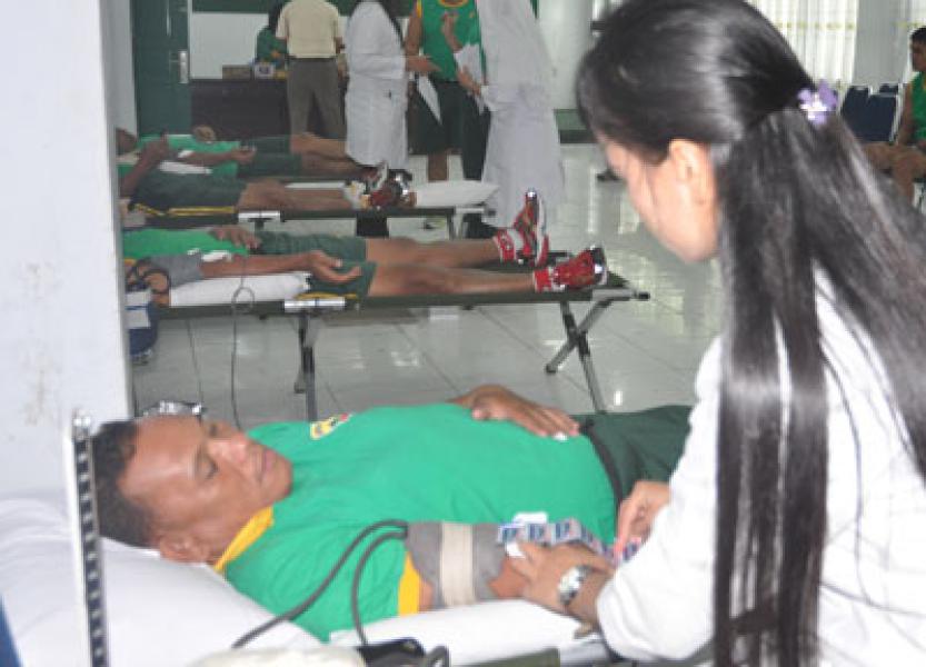 Personel Infolahtadam I/BB Donor Darah