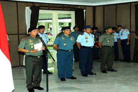 22 Pati TNI Naik Pangkat
