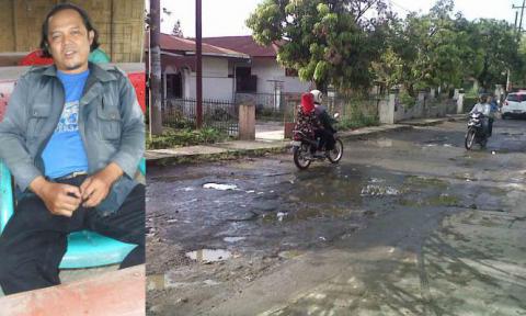 Jalan Tirta Deli Tanjung Morawa Butuh Perbaikan