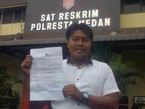 Panitlantas Polsek Medan Barat Bantah Hina Wartawan