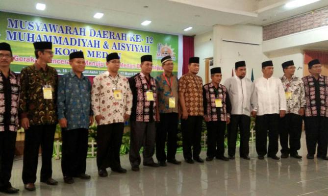 Anwar Sembiring Terpilih Jadi Ketua PD Muhammadiyah Kota Medan, Kholisani Ketua PD Aisyiyah Kota Medan