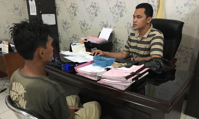 Polres Asahan Gerebek Kampung Tengah, 2 Orang Diamankan