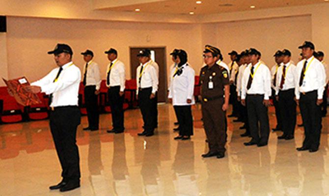 Tak Disiplin, Mangihut Suruh Push Up Peserta Diklat Pim Kejaksaan
